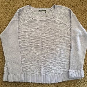 Daisy Fuentes lavender sweater